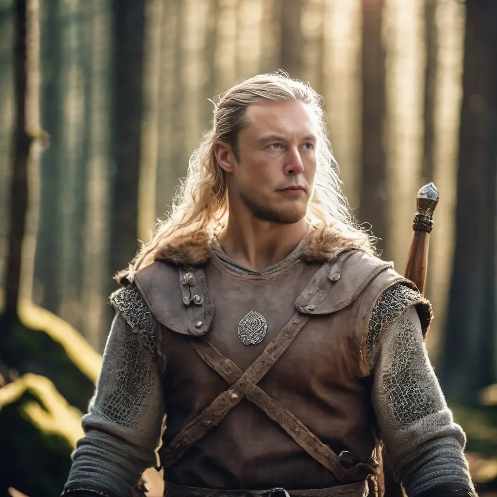 A Viking generated by AI using the VikingPic webapp