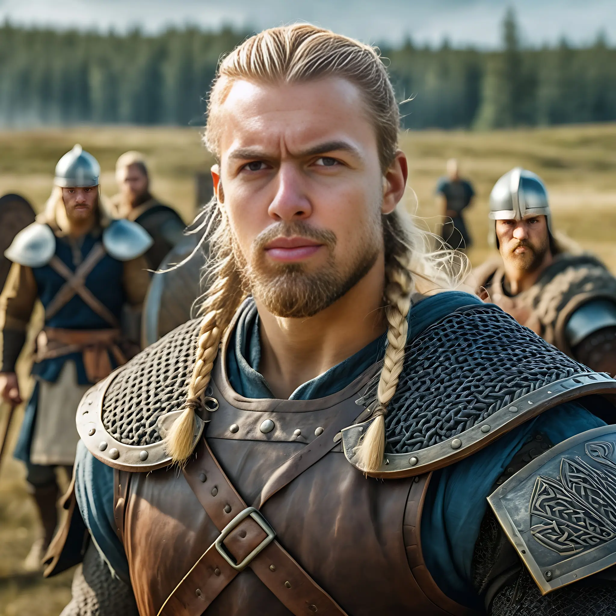 A Viking generated by AI using the VikingPic webapp